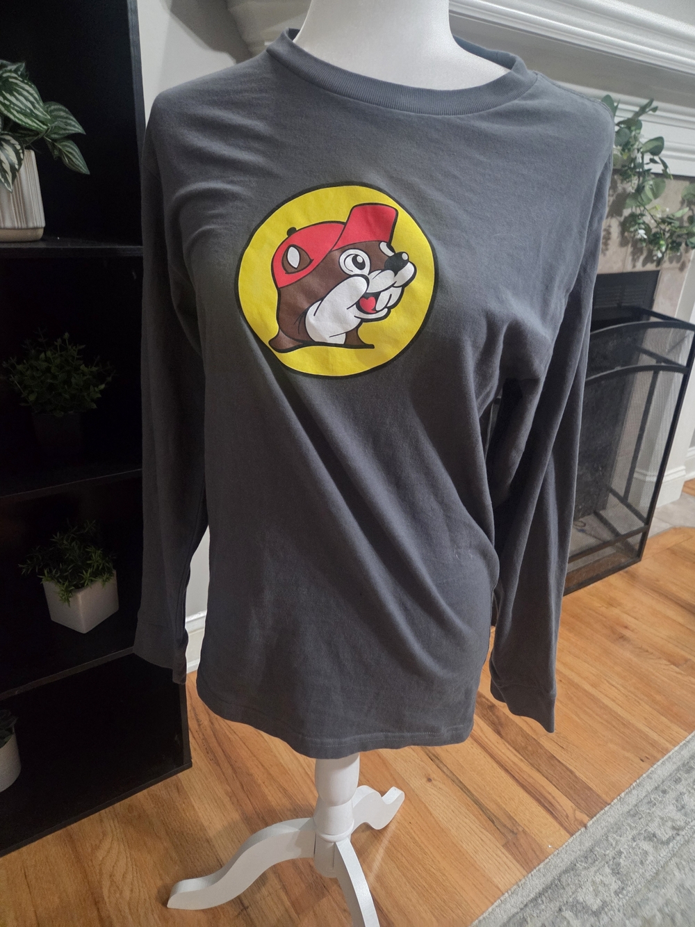 Women's Gray Buccees Long Sleeve